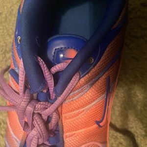 Nike plus air maxes .This is a five in boys .Worn a few times, good condition.